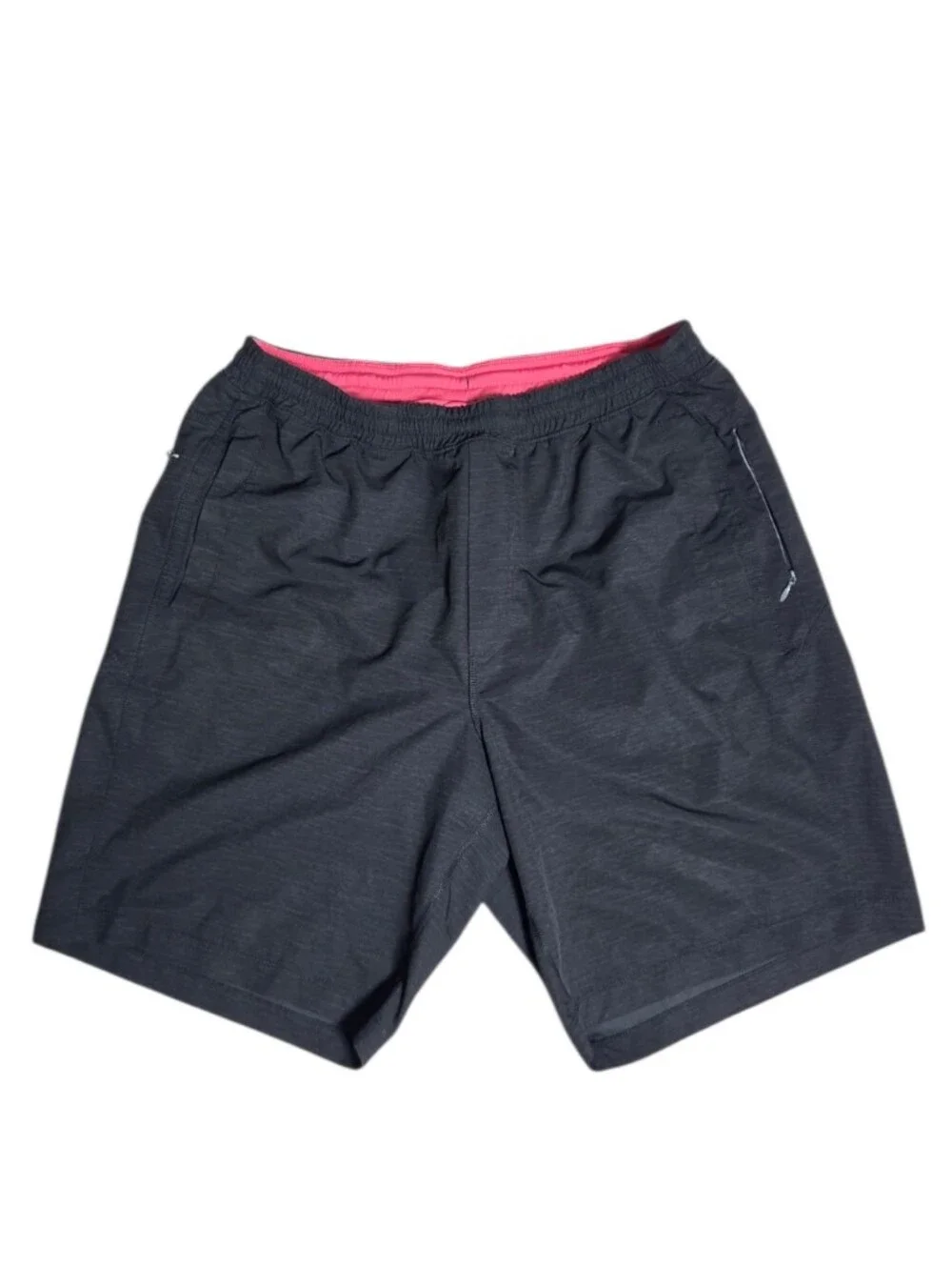 BirdDogs Boom For Your Boomstick Men's XL LONG lined Atheltic Shorts Black Pink